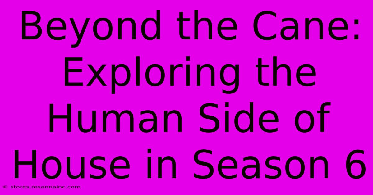 Beyond The Cane: Exploring The Human Side Of House In Season 6