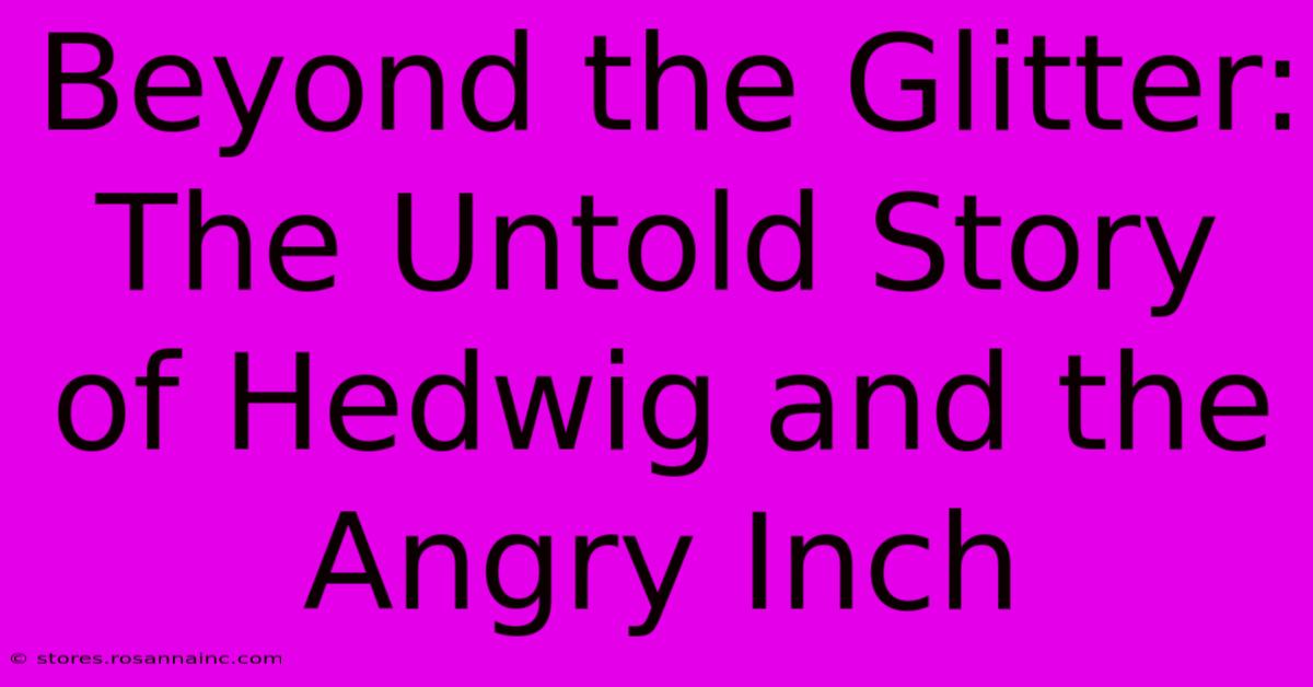 Beyond The Glitter: The Untold Story Of Hedwig And The Angry Inch