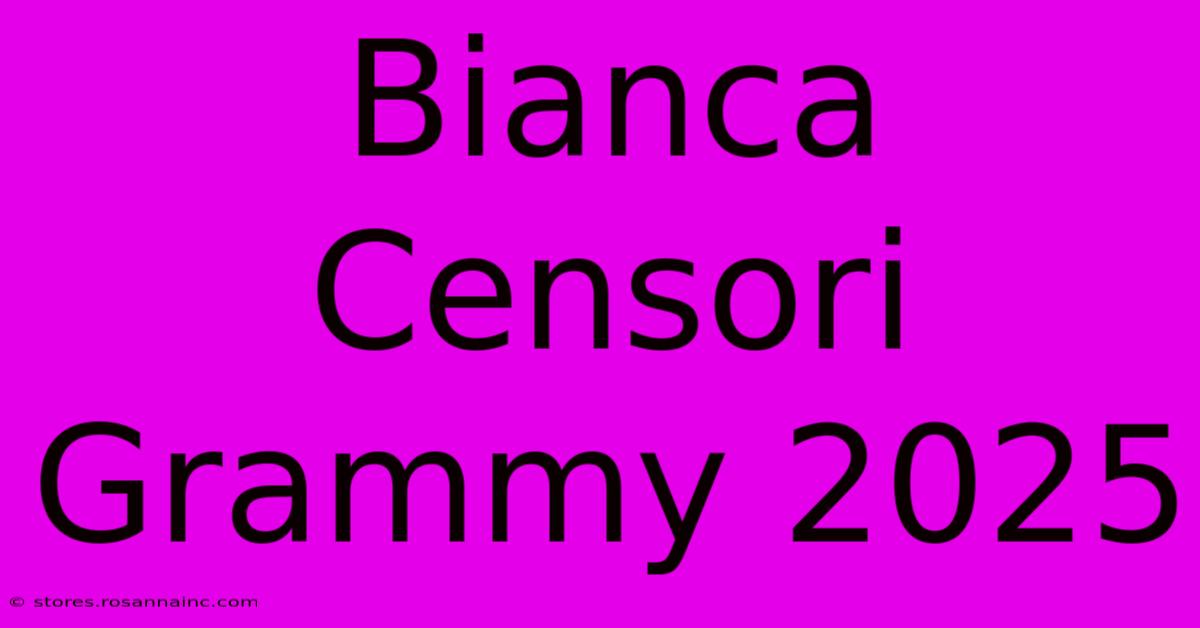 Bianca Censori Grammy 2025