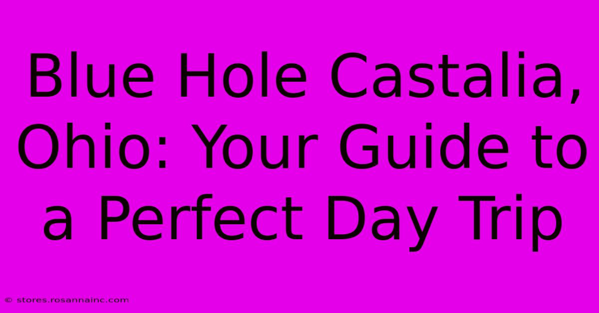 Blue Hole Castalia, Ohio: Your Guide To A Perfect Day Trip