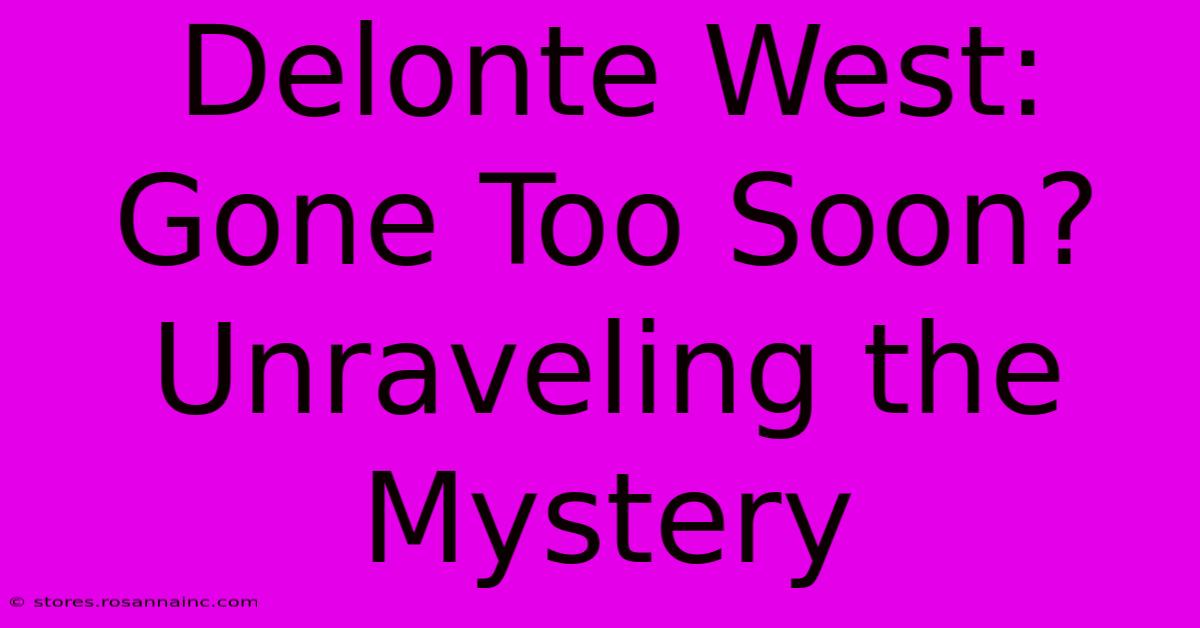 Delonte West: Gone Too Soon? Unraveling The Mystery