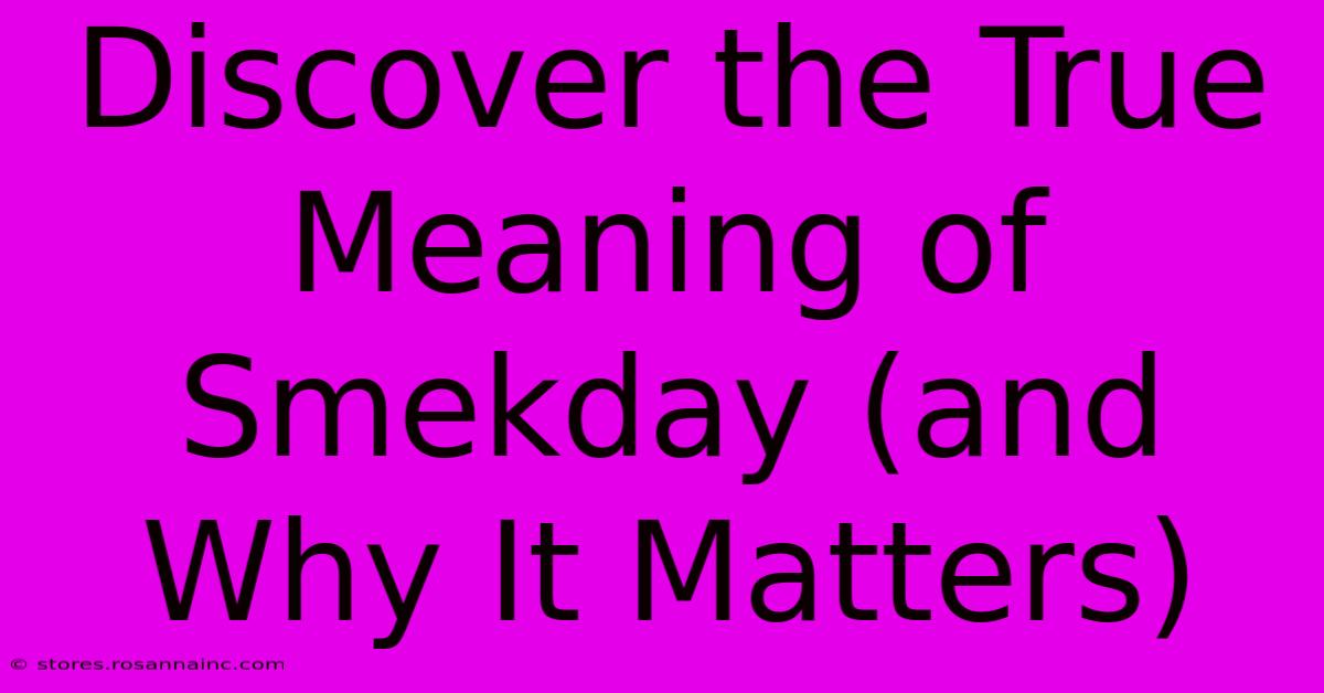 Discover The True Meaning Of Smekday (and Why It Matters)