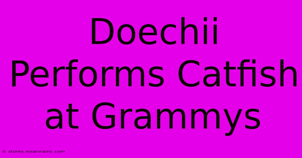 Doechii Performs Catfish At Grammys