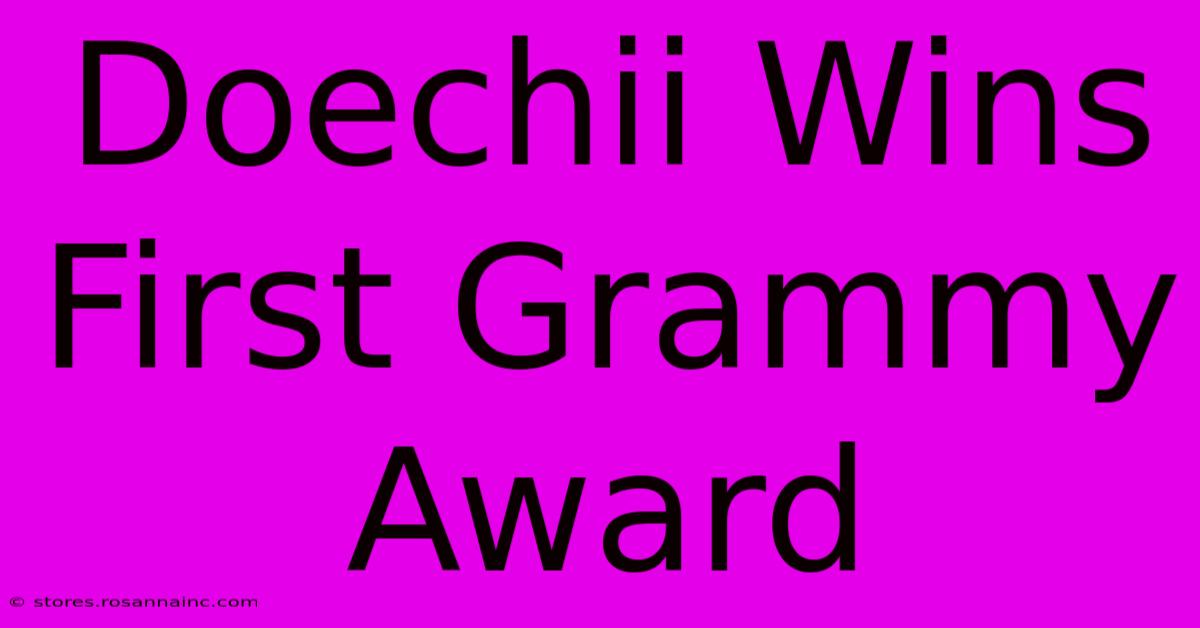 Doechii Wins First Grammy Award