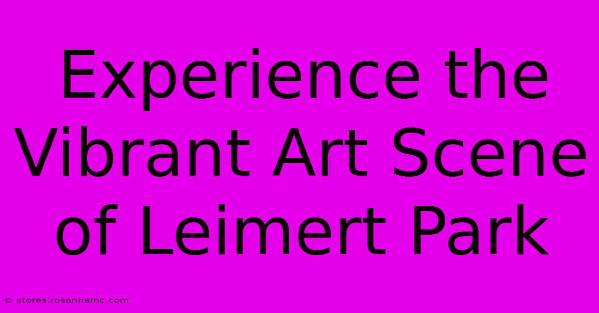 Experience The Vibrant Art Scene Of Leimert Park