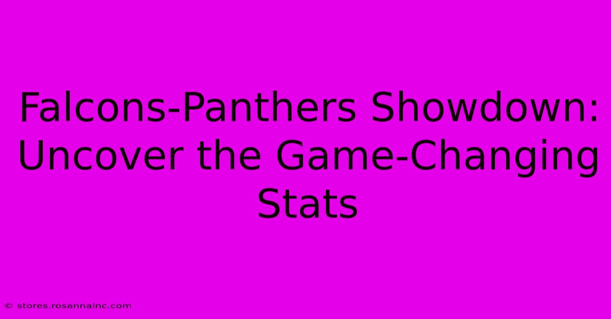 Falcons-Panthers Showdown:  Uncover The Game-Changing Stats