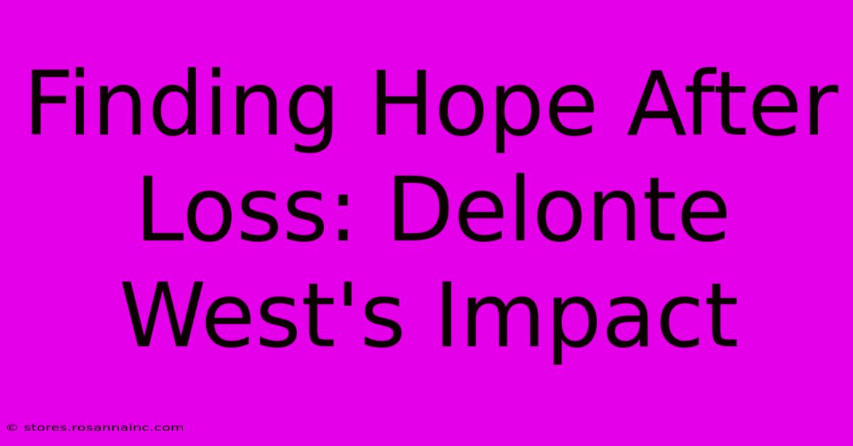 Finding Hope After Loss: Delonte West's Impact