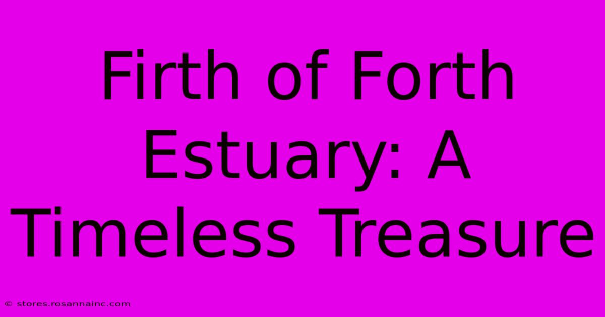 Firth Of Forth Estuary: A Timeless Treasure