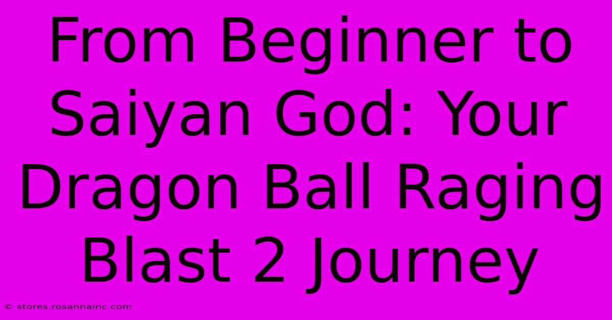 From Beginner To Saiyan God: Your Dragon Ball Raging Blast 2 Journey