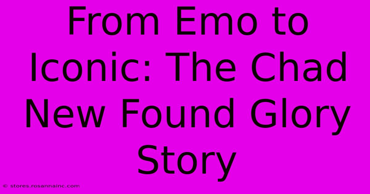 From Emo To Iconic: The Chad New Found Glory Story