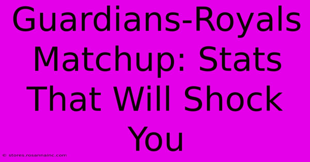 Guardians-Royals Matchup: Stats That Will Shock You