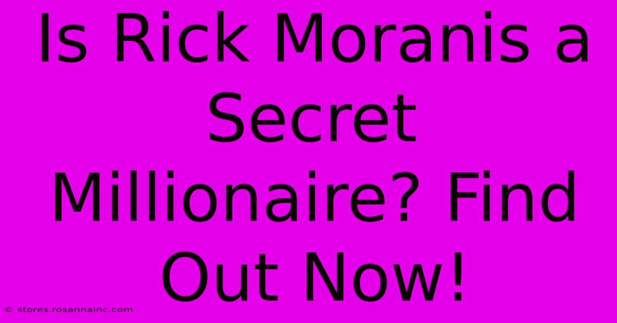 Is Rick Moranis A Secret Millionaire? Find Out Now!