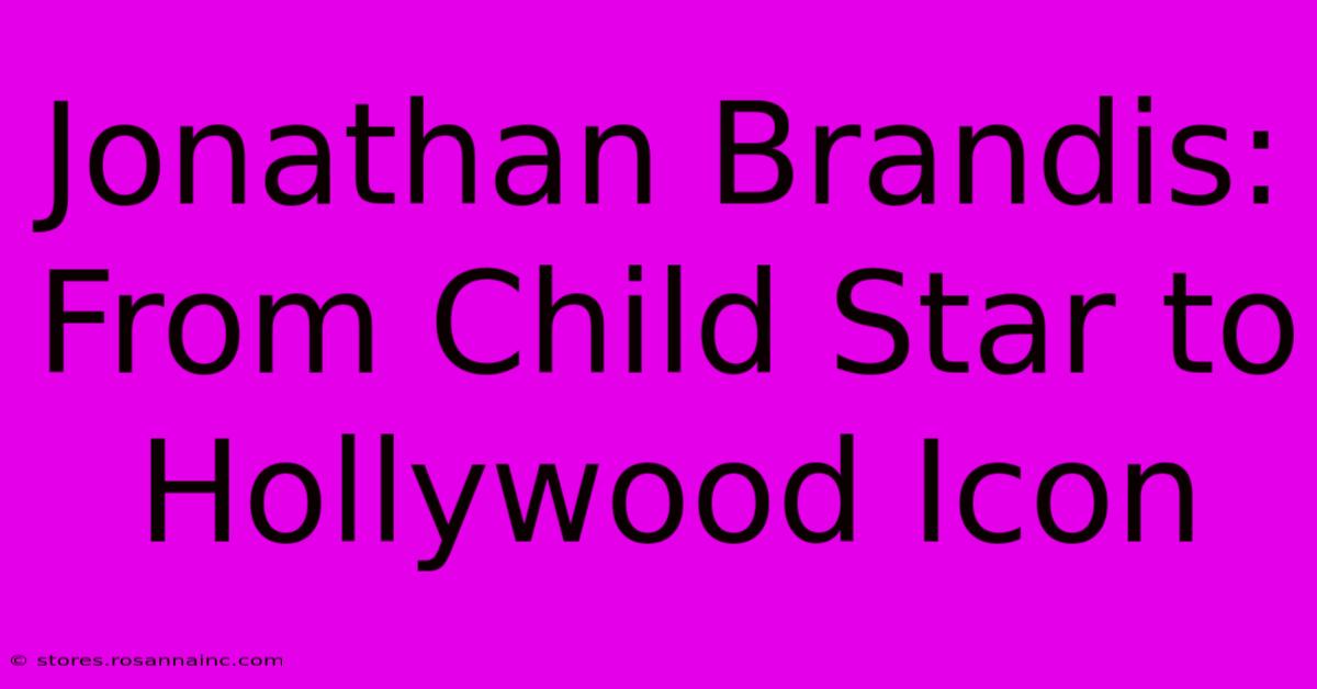 Jonathan Brandis: From Child Star To Hollywood Icon