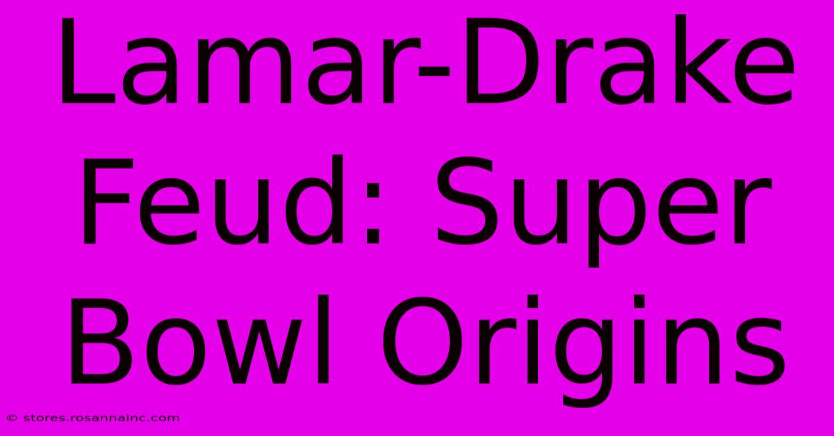 Lamar-Drake Feud: Super Bowl Origins