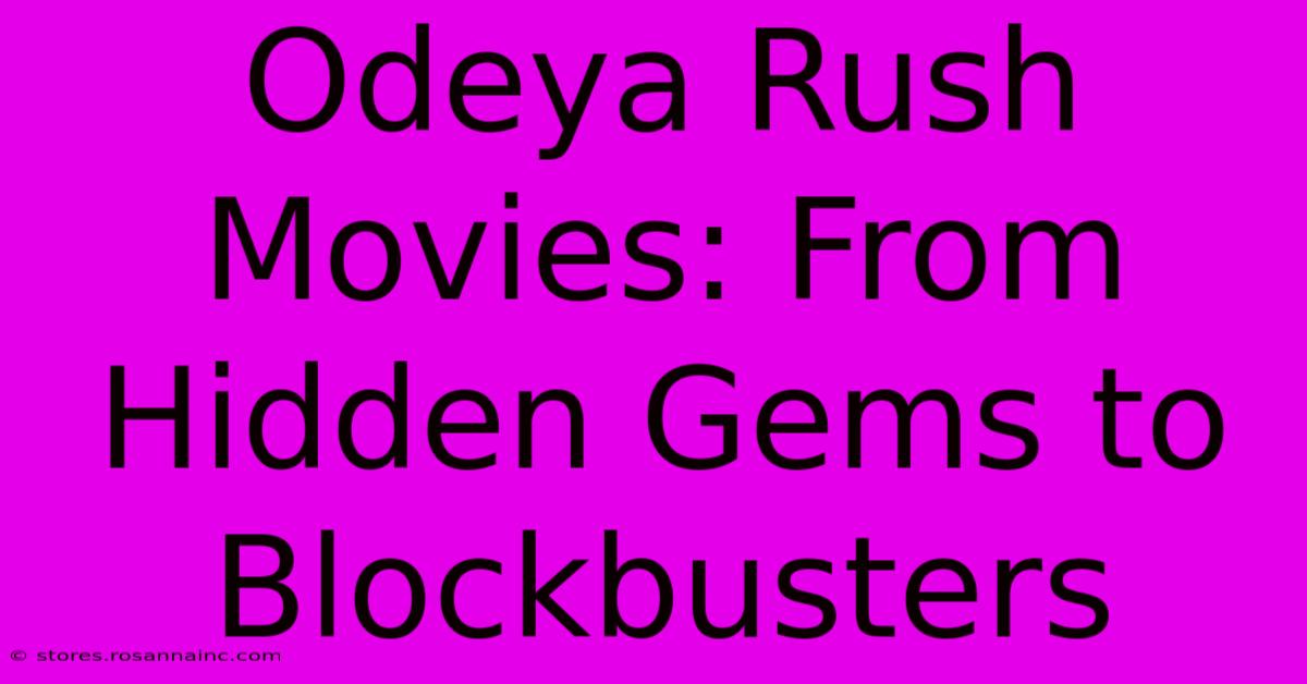 Odeya Rush Movies: From Hidden Gems To Blockbusters