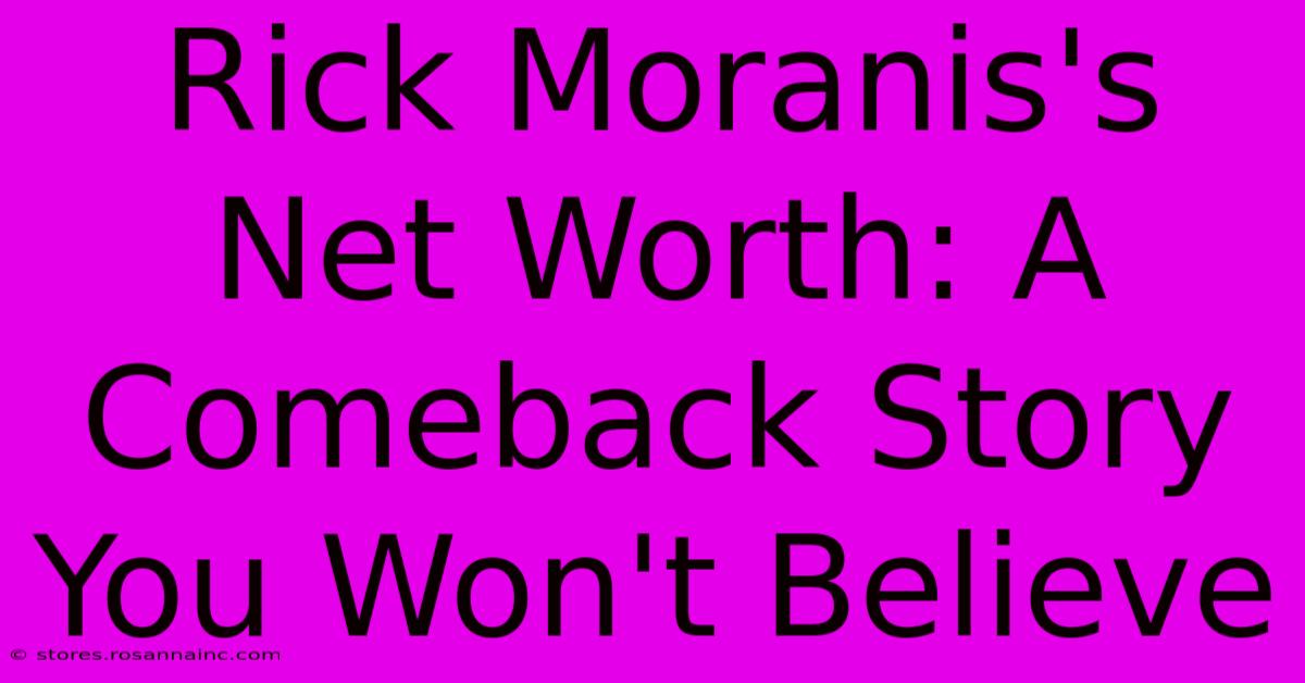 Rick Moranis's Net Worth: A Comeback Story You Won't Believe