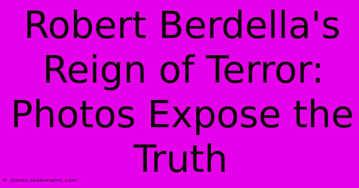 Robert Berdella's Reign Of Terror: Photos Expose The Truth