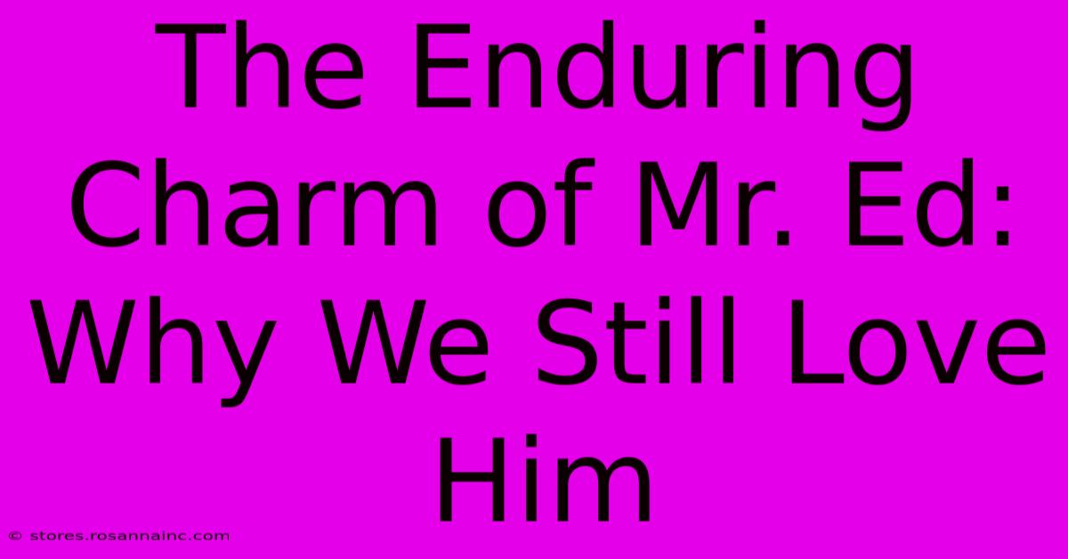 The Enduring Charm Of Mr. Ed: Why We Still Love Him