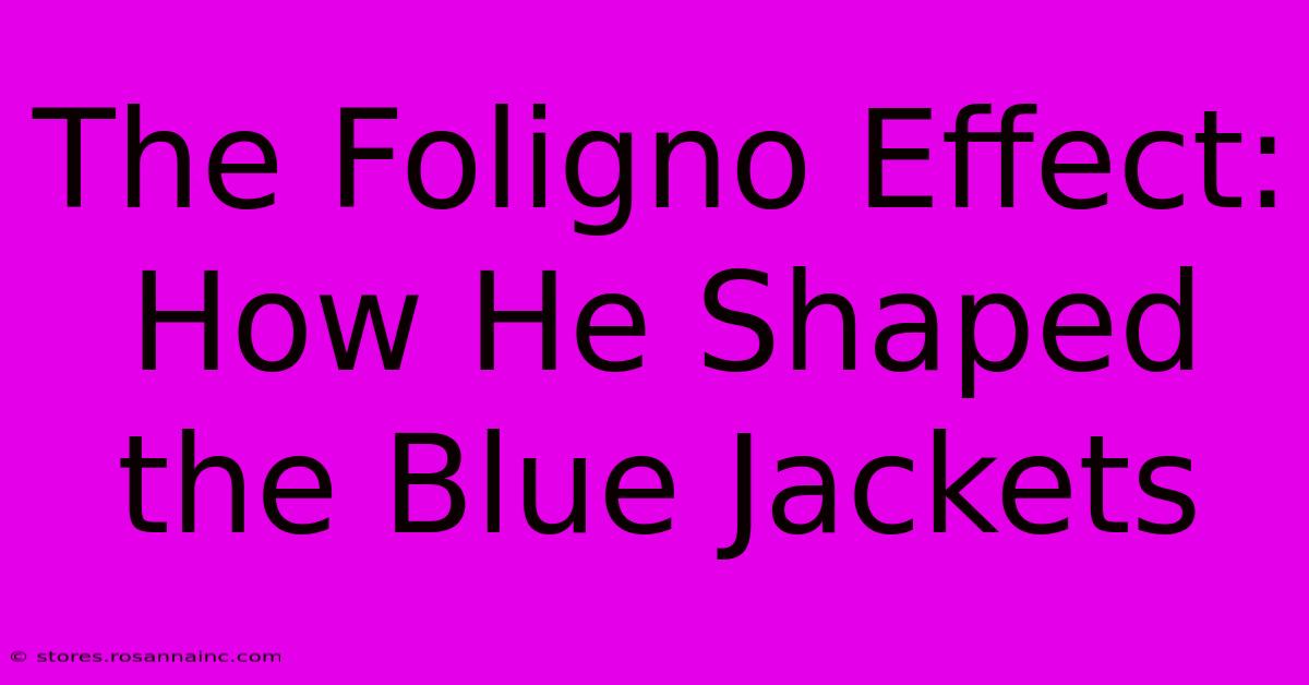 The Foligno Effect: How He Shaped The Blue Jackets