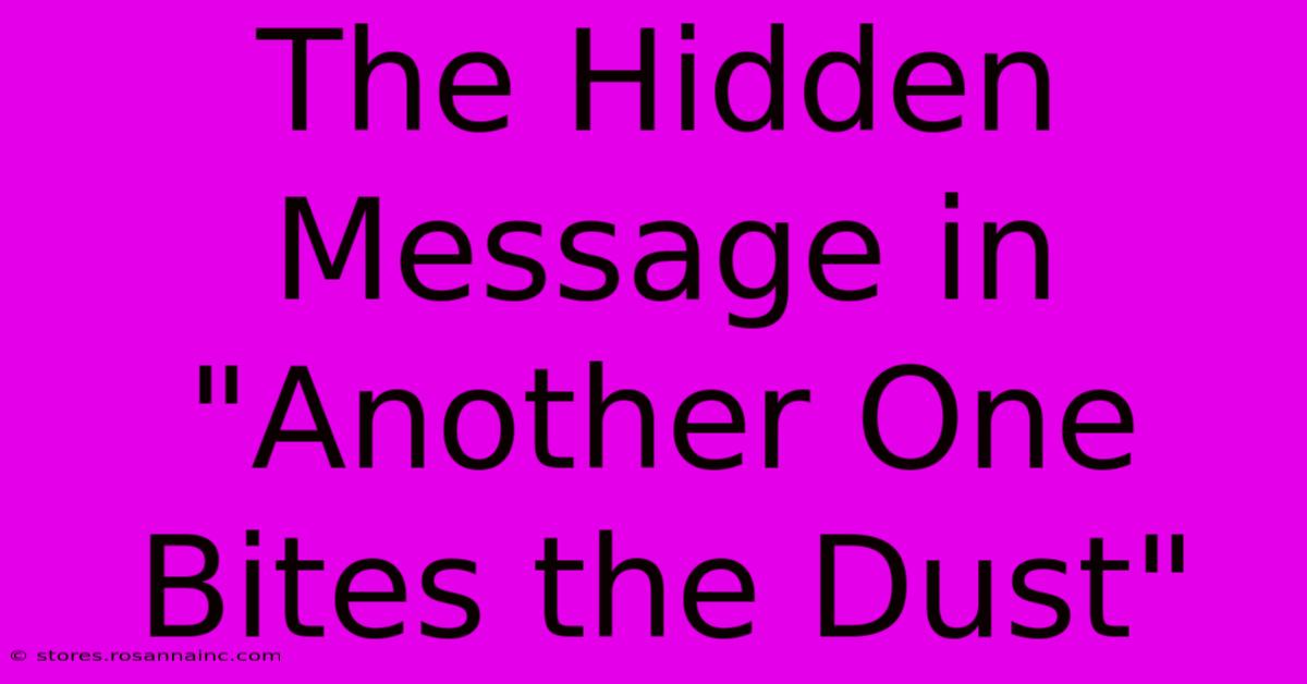 The Hidden Message In 