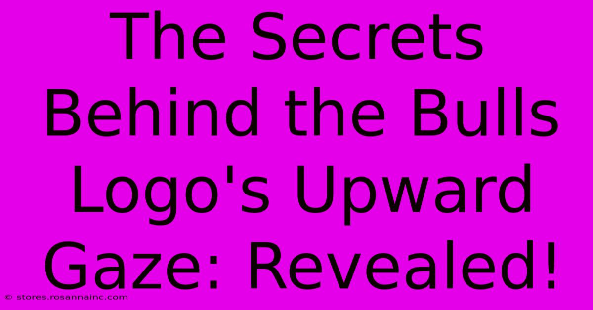 The Secrets Behind The Bulls Logo's Upward Gaze: Revealed!