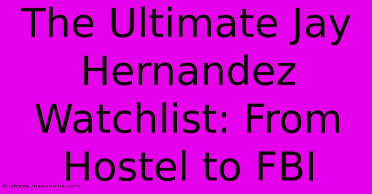 The Ultimate Jay Hernandez Watchlist: From Hostel To FBI