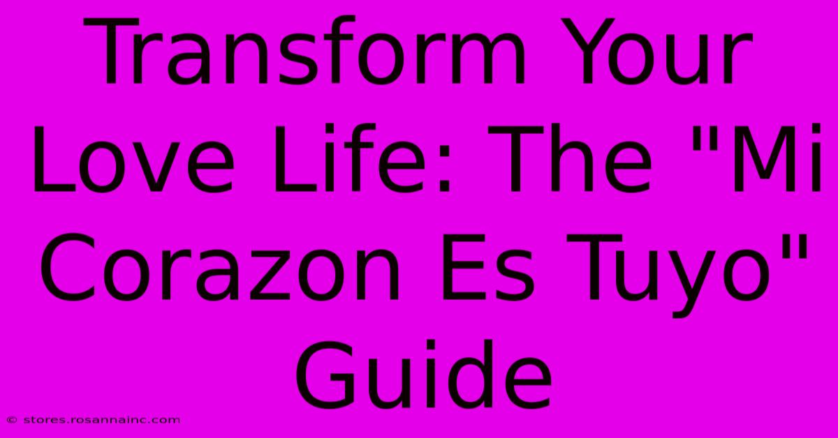 Transform Your Love Life: The 