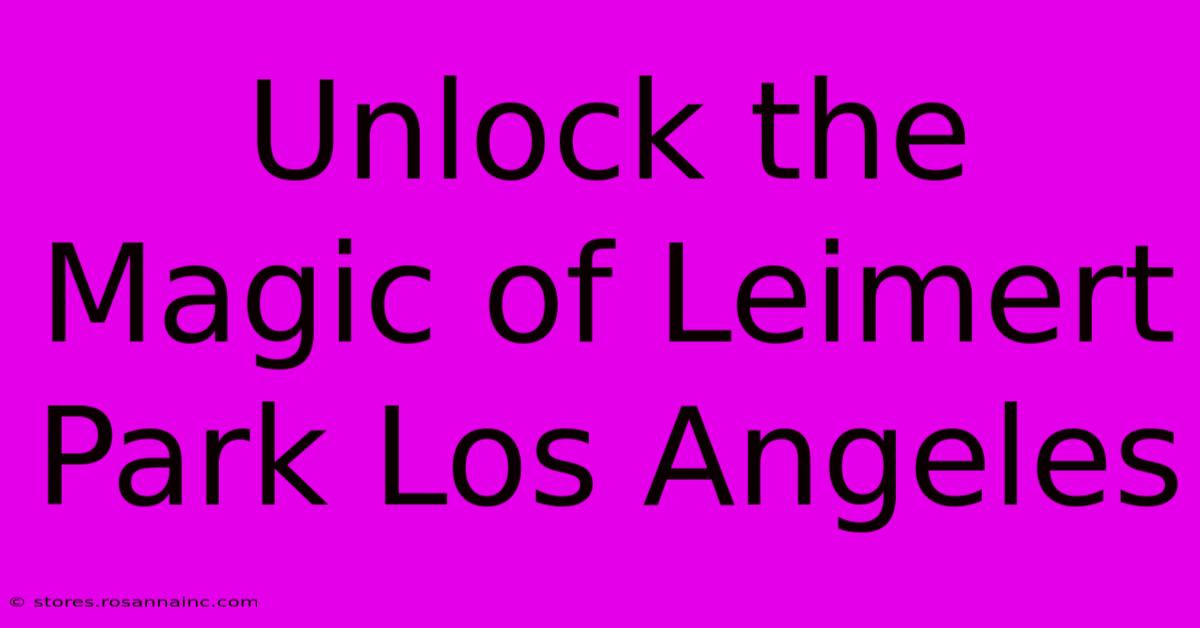 Unlock The Magic Of Leimert Park Los Angeles