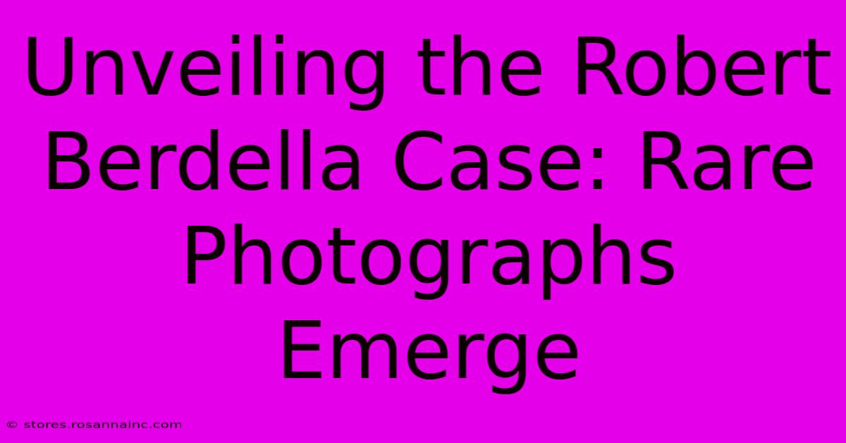 Unveiling The Robert Berdella Case: Rare Photographs Emerge